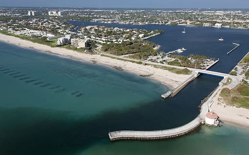 aerial view of south palm beach shores - Boynton Beach